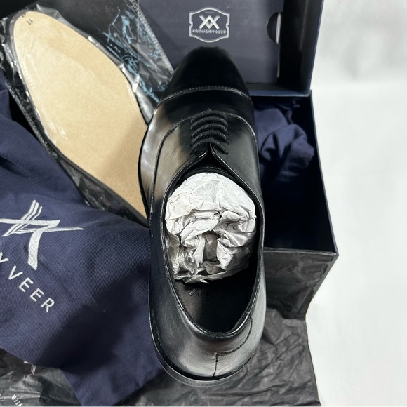 Anthony Veer Clinton Cap Toe Oxford Black 11 D (M) - Picture 5 of 11